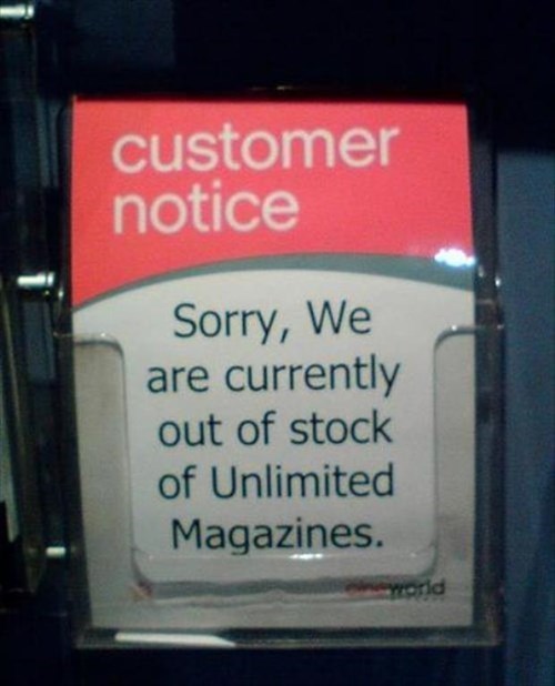 unlimited magazines